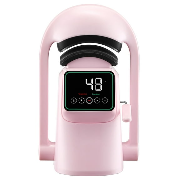 KFFKFF Automatic Hat Heat Press Machine with Dual Interchangeable Platens, Auto Open and Release Function, Touchscreen for Accurate Time and Temperature Settings, Heat Transfer Tool for Caps and Hats