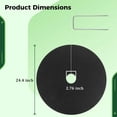 thumbnail image 2 of Triani 4 Pack Tree Mulch Ring Weed Control with 16 Garden Stakes Thickened Tree Root Protection Mats Reusable Tree Protector Mat for Landscape Control Plant Root(Black), 2 of 7