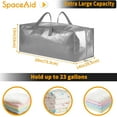thumbnail image 5 of SpaceAid Heavy Duty Moving Bags, Extra Large, Grey (8 Pack), 5 of 7