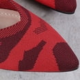 thumbnail image 3 of Zapatos Vestir Punto Planos Casuales Sin Cordones Mujeres Cómodo Cuña Baja Clásico, 3 of 9
