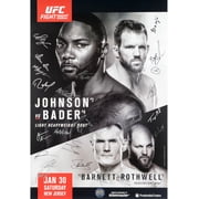 UFC on FOX 18 Johnson vs. Bader Autographed 27" x 39" 26-Signature Event Poster - Fanatics Authentic Certified
