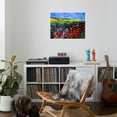 thumbnail image 4 of Art.com field flowers (poppies, chicorees daisies and many more) Art Print by Pol Ledent, 32" x 24", 4 of 4