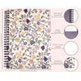 thumbnail image 3 of Cuaderno en espiral Steel Mill & Co diseño floral 8,25 x 6,25 pulgadas 160 páginas rayadas, 3 of 3