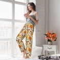 thumbnail image 5 of Bixox Women's Autumn Maple Leaf and Deer Patterned Pajama Pants Loungewear, 5 of 5