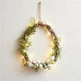 thumbnail image 2 of CoreLiving 11.8 Inch Boho Easter Wreath for Front Door Artificial Grapevine Pastel Spring Wreath with Easter Eggs Faux Twig Berry Accents Farmhouse Entryway Mantel Window Decor, 2 of 8