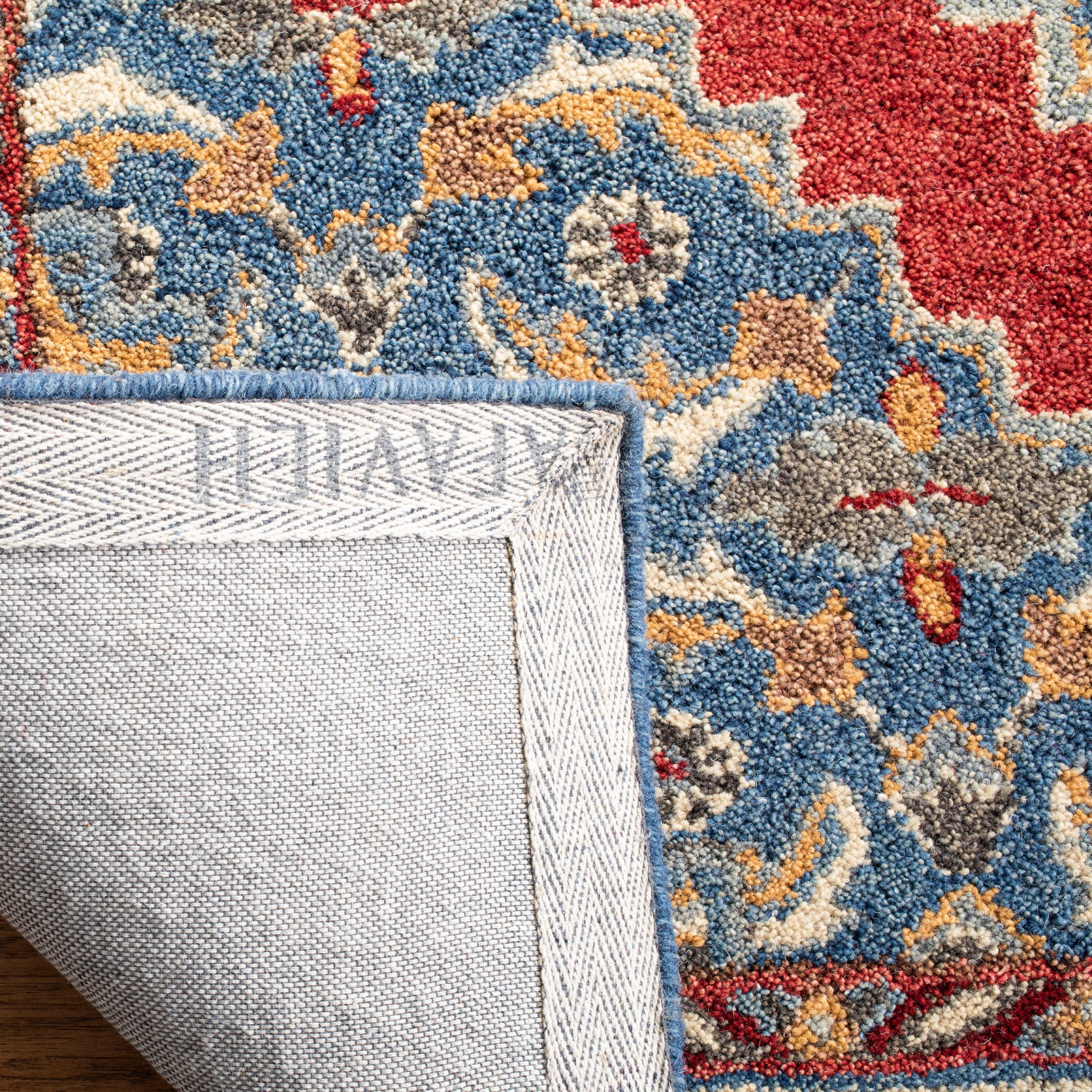 SAFAVIEH Antiquity Shawn Oriental Area Rug, Blue/Red, 3' x 5'