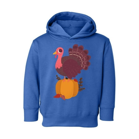 

Awkward Styles Thanksgiving Toddler Hoodie Happy Turkey Fleece Hooded Sweatshirt
