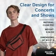 thumbnail image 4 of Discover Fanny Packs Set of 10, Bulk Pack - Perfect for Outdoor Events And For Everyday Use - Clear, 4 of 5