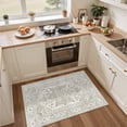 thumbnail image 3 of Roxstand 2'x3' Washable Entryway Rug, Vintage Non Slip Stain Resistant Small Accent Throw Kitchen Rugs, Beige, 3 of 10