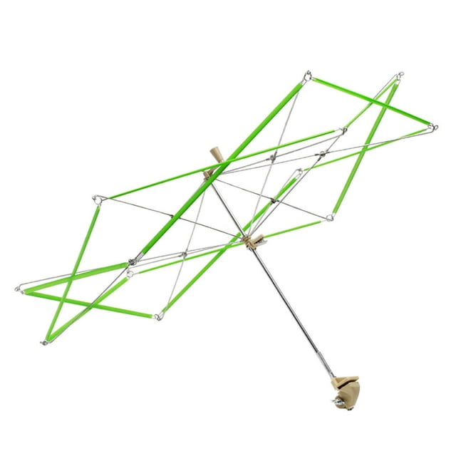 Wosthever Enrollador de hilo Accesorios de artesanía de aguja de acero simple Suministros de ganchillo Herramienta de bobinado de aguja Decoración del hogar