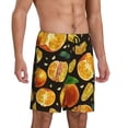 thumbnail image 2 of Fotbe Tangerine Pantalones Cortos de Pijama para Hombre, Ropa de Dormir, Pantalones de Pijama Cortos para Hombre-Large, 2 of 6