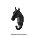 thumbnail image 4 of Wweixi Animal Shape Hanger Solid Color Cute Cartoon Decorative Punch-free Self-adhesive Key Coat Jacket Door Back Hook Rack Black Type 3, 4 of 6