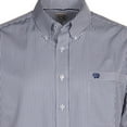 thumbnail image 2 of Cinch Mens  Royal Blue Classic Fit Striped Shirt, 2 of 4