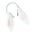 thumbnail image 4 of Diadema con orejas de conejo Yinane peluche para cosplay fiestas carnavales Halloween rosa, 4 of 8