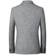 thumbnail image 4 of Chaqueta de traje para hombre, informal, de primavera, fina, para hombre de mediana edad, chaqueta vaquera sencilla, práctica chaqueta vaquera para papá, que no necesita planchado, 4 of 5
