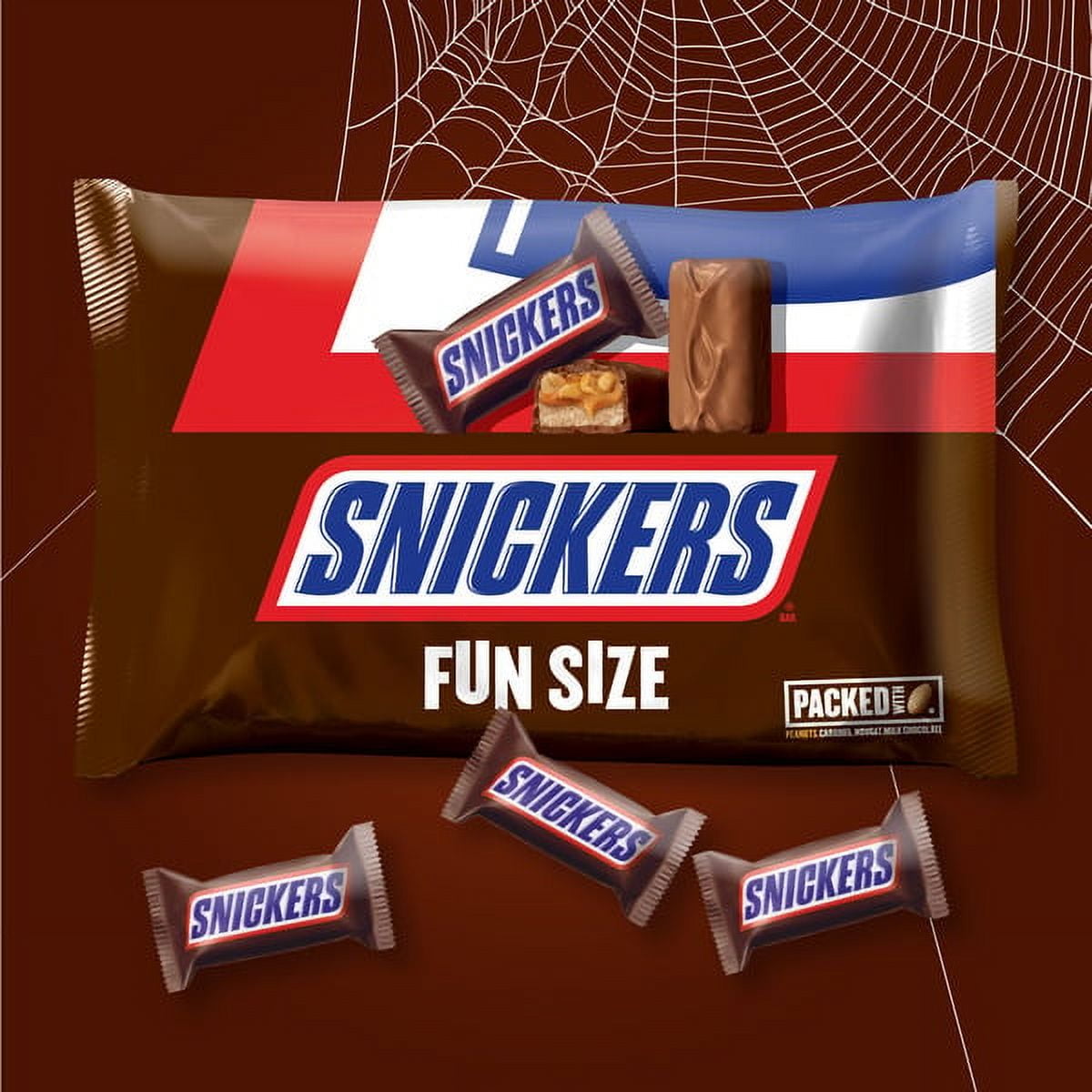 2X-Snickers Original Fun Size Chocolate Candy Bars Bag - 10.59 oz