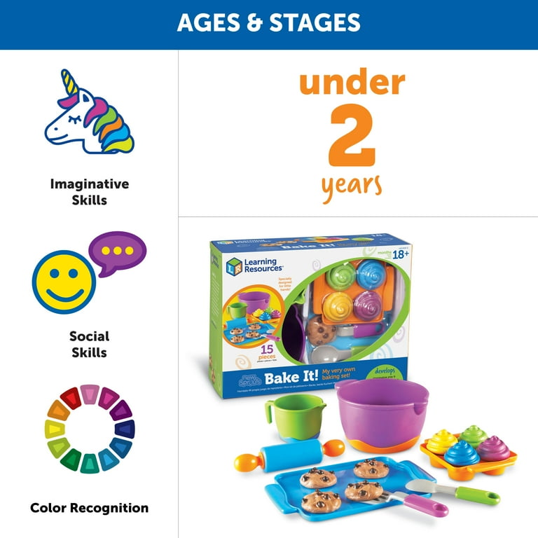 Learning Resources New Sprouts Bake It! Play Food Set photo 5