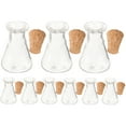 thumbnail image 2 of 12 Frascos de Vidrio Miniatura, Botellas de los Deseos, Adornos de Vidrio., 2 of 7