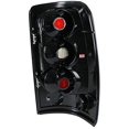 thumbnail image 4 of Factory Replacement Tail Lights Rear Brake Lamp In Black Housing Clear Lens Made For And Compatible With 2000 - 2006 GMC Denali Yukon Chevrolet Chevy Suburban Tahoe, 4 of 7