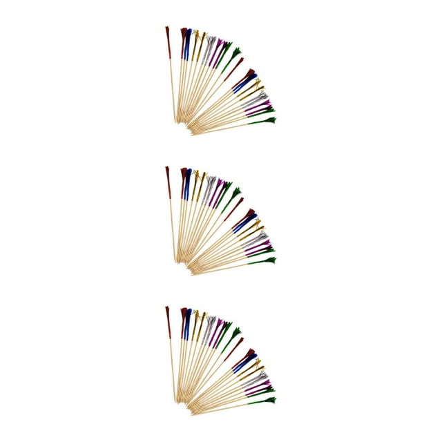 Scienceny 100 piezas Letrero de fuegos artificiales Fuegos artificiales Cóctel Palillos Tropical Cupcake Toppers Bebida Aperitivo Palillos de Type1 NO1 Scienceny CBP433105