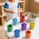thumbnail image 4 of Juguete Montessori de clasificación por colores para niños pequeños de 1 a 3 años: desarrollo de la motricidad fina, 4 of 8