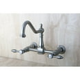 thumbnail image 6 of Kingston Brass Wall Mount Kitchen Faucets With Matte Black Finish KS1240TAL, 6 of 7