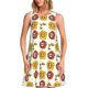 thumbnail image 1 of Balery Sunflowers And Skull Vestidos de verano para mujer con estampado: vestido holgado sin mangas, vestido playero informal y cómodo para días calurosos., 1 of 7