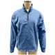thumbnail image 5 of Ceisia Men's Vintage Washed Denim Quarter-Zip Sweatshirt | Loose Drop-Shoulder Stand Collar Pullover Gifts, 5 of 6