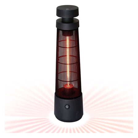 Infrared Electric Freestanding Outdoor Heater,IP55 Waterproof,Touch ,1200W