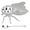 Silver, variant on NFTIGB Exquisite Decorative Glass Bee Shaped Honey Pot Kitchen Spice Jar with Spoon for Home Hotel Restaurant, Gold (5.71 inches / 14.5 cm)