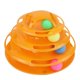 thumbnail image 4 of Suministros para mascotas Self Hi Carrusel de cuatro capas para gatos Juguetes educativos interactivos para gatos Torre para gatos Pelotas de juguete, 4 of 5