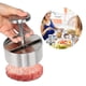 thumbnail image 3 of Prensa para hamburguesas, Prensa para hamburguesas de acero inoxidable de primera calidad, Máquina para hacer hamburguesas ajustable, 3 of 5