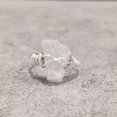 thumbnail image 3 of Rainbow Moonstone Ring, Rough Moonstone Gemstone Ring, June Birthstone, Wire Band, 925 Sterling Silver, Womens Ring, Christmas, Thanksgiving, Handmade, Statement Jewelry, Rough Gemstone Jewelry, 3 of 5