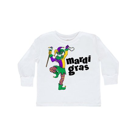 

Inktastic Mardi Gras jester celebration Gift Toddler Boy or Toddler Girl Long Sleeve T-Shirt