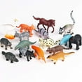 thumbnail image 4 of Ksopiavobs Animal Figures 16 pcs Realistic Plastic Mini Sea Animals Figurines Set Includes Koala, Pony, Ostrich etc. Science Project, Learning Educational Toys, Birthday Gift for Kids Toddlers, 4 of 5