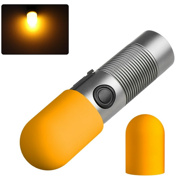 Dvkptbk High Brightness Lighting Tube New 3 * Xpg High Brightness Flashlight Type-C Charging Poleless Dimming Mini Portable Steel Flashlight