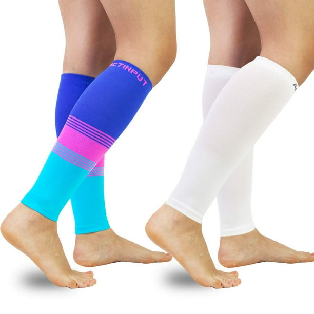 elite compression over the calf running