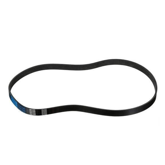 6PK1250 V-Ribbed Belt 6 Ribs 1250mm Length x 21mm Width x 5mm Height, EPDM Micro V Serpentine Belt