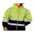 thumbnail image 5 of JUNWELL Unisex Workwear Coat Safety Reflective Strip Hoodies Jacket, 5 of 7