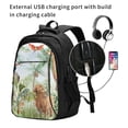 thumbnail image 2 of Balery Watercolor African Animals Wildlife Mochila con carga USB para hombre y mujer - Mochila impermeable y antirrobo para laptop con puerto USB para viajes, trabajo, 2 of 7