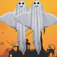 thumbnail image 5 of BinKFF Halloween Decorations 27.5" Hanging Ghosts Light Up Kit Decor LED Ghost Light Indoor Bedroom Wall Outdoor Fall Party Garden Patio Front Porch Yard Scary Cute Halloween Ghost Decor, 5 of 9