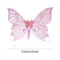 thumbnail image 2 of Cosplay brillante Hada ala Organza puesta en escena traje resplandor fiesta suministros, 2 of 7