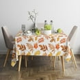 thumbnail image 2 of Autumn Maple Leaf Tablecloth, Rectangular Thanksgiving Tablecloth, Autumn Harvest Pumpkin Tablecloth, Used for Autumn Thanksgiving Restaurant Party Supplies, 60x84 inches, 2 of 6