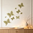 thumbnail image 6 of Cadancy Christmas Tree Ornament Decorations Glitter Butterfly Shaped Stickers Picks for Holiday Party Home Winter Festive Season Craft Supplies Decoration Set, 6 of 8