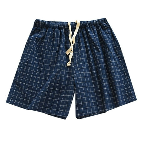 YUIVH Summer New Womens Shorts Thin Cotton Couple Shorts Home Pants Simple Loose Mini Sleeping Shorts Boxer Brief Business Casual Work Shorts
