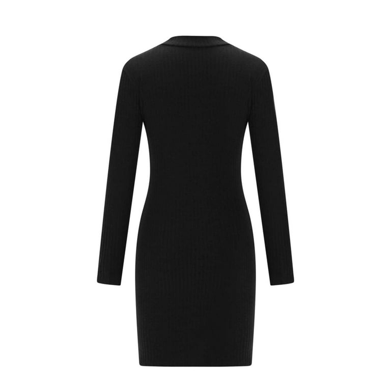 YUTK Engagement Dresses for Women,Ladies' Solid Color Round Neck Side Slit Elegant Dress Black Xxl - Walmart.com YUTK Engagement Dresses for Women,Ladies' Solid Color Round Neck Side Slit Elegant Dress Black Xxl - Walmart.com