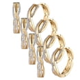 thumbnail image 1 of Aretes y Pendientes VenDepot Zirconia 4 Pzas Color Oro, 1 of 2