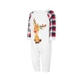 thumbnail image 3 of DuAnyozu Christmas Matching Pajamas for Family Sets 2023 Elk Santa Christmas Tree Print Cute Funny Xmas Sleepwear Pjs Sets, 3 of 9
