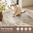 thumbnail image 3 of SIXHOME 2'x3' Vintage Distressed Eastern Classic Area Rug Washable Retro Medallion Carpet Neutral Oriental Traditional Rugs for Living Room Bedroom Kitchen Dining Room Home Decor Beige, 3 of 5