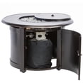 thumbnail image 2 of Alfresco Home Manchester 36" Round Propane Fire Pit in Blacksmith, 2 of 3